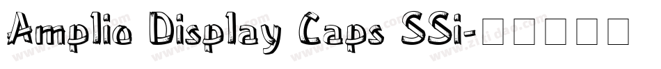 Amplio Display Caps SSi字体转换
